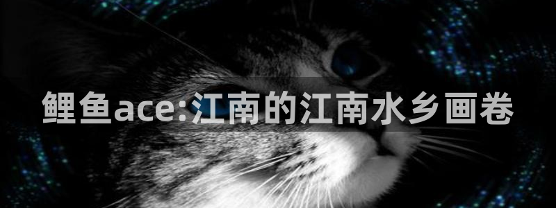 鲤鱼ace:江南的江南水乡画卷